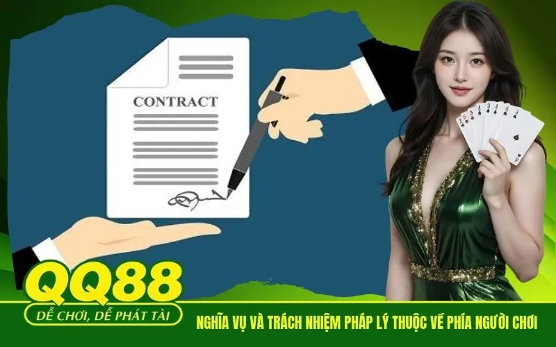 Nghĩa vụ và trách nhiệm pháp lý thuộc về phía người chơi